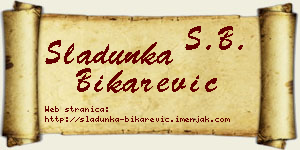 Sladunka Bikarević vizit kartica